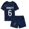 Officiële Voetbalshirt + Korte Broek Paris Saint-Germain Verratti 6 Thuis 2022-23 - Kids